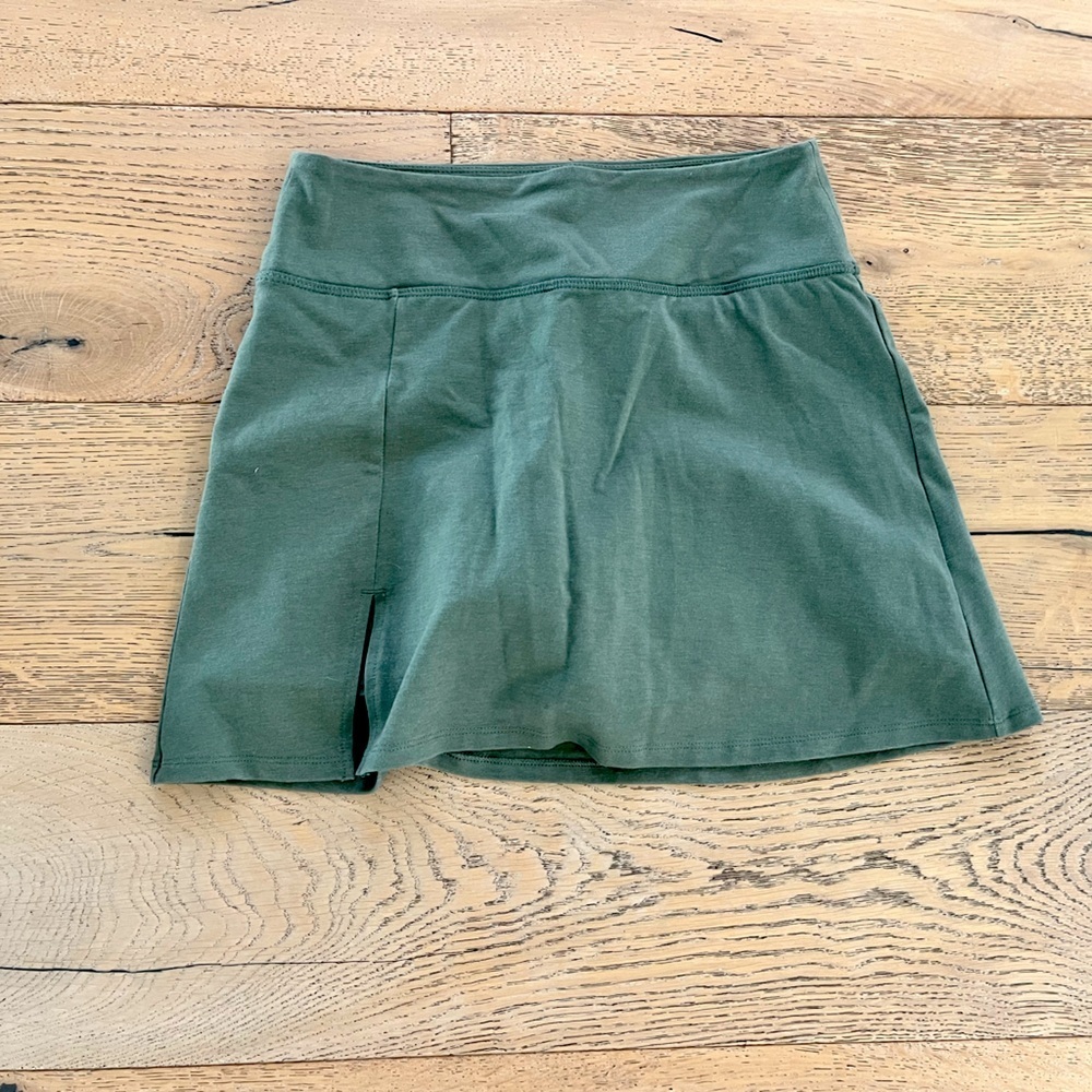 Old Navy Powerchill Active Skort Skirt Green Women Small